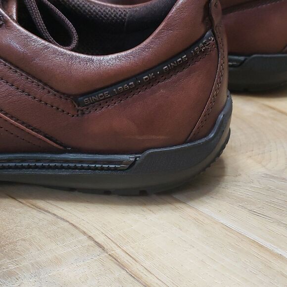 Ecco Brown Leather Casual Men\'s Lace Up Shoe Size 8/8.5 main image 4
